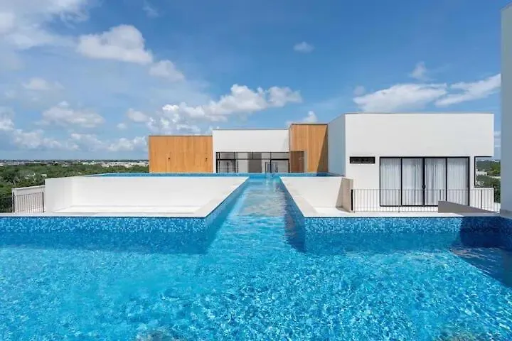 Ferienwohnung Amazing Loft With Sky Pool In Aldea Zama Tulum
