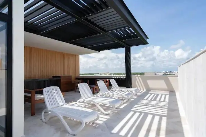 Apartment Ferienwohnung Amazing Loft With Sky Pool In Aldea Zama Tulum